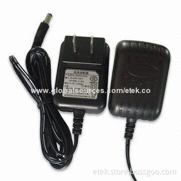 8W Series Switching Power Adapters with 0.25A Input Current and 0 to 1.5A Output Current